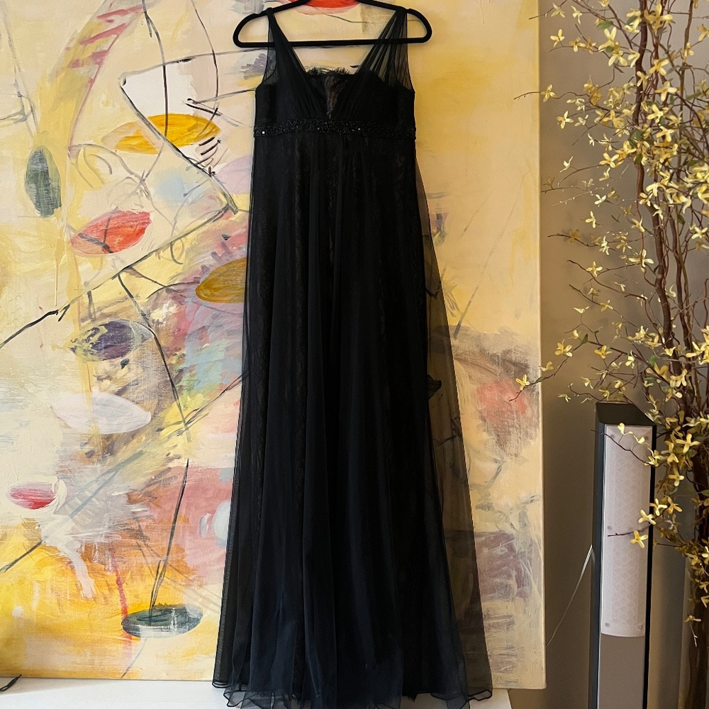 Black Ball Gown by Teri Jon - Picture 15 of 15